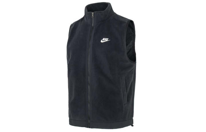 Nike Nike Vests Men's Black Stand Collar Moderate Other
