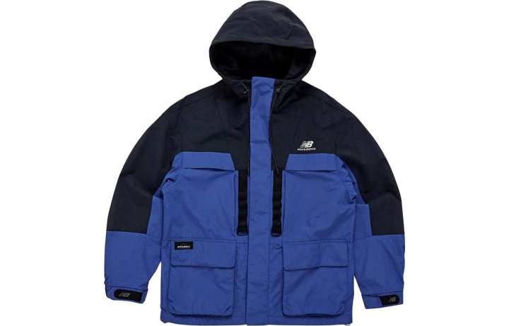 New Balance New Balance Jackets Men's Blue Hooded Moderate Other