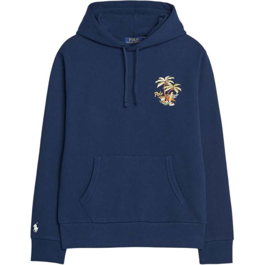 Polo Ralph Lauren Logo Embroidered Drawstring Hoodie