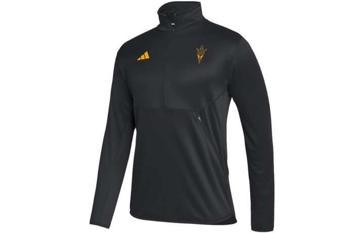 Adidas Adidas Free Shipping With AdiClub Asu Sideline Knit 1/4-Zip Jacket