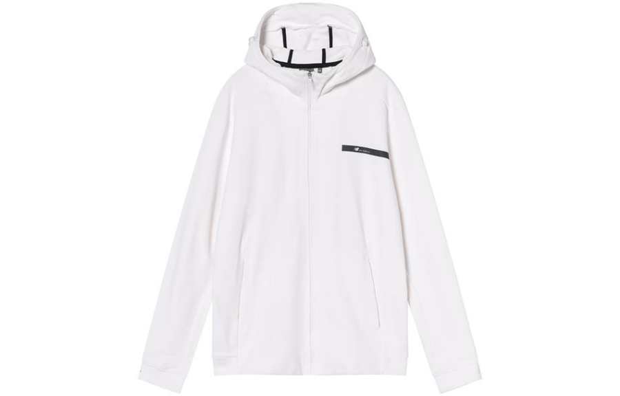 New Balance New Balance Jackets Men's White Hooded Moderate Other