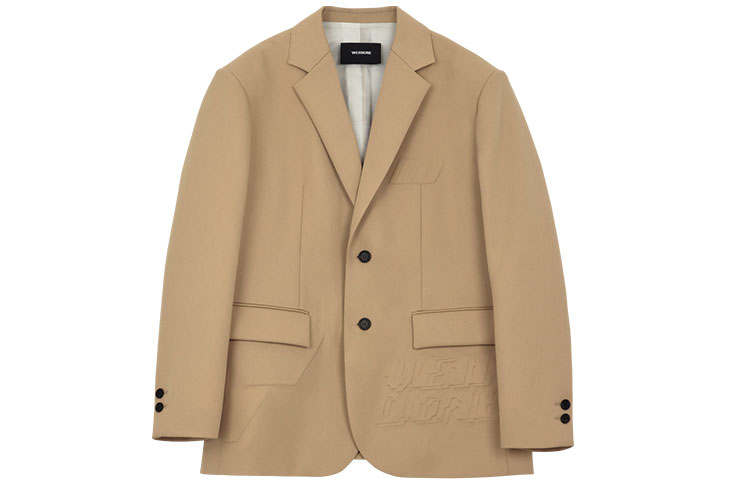 WE11DONE WE11DONE Business Suit Coat Unisex Khaki