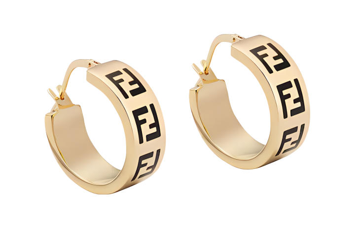 FENDI FENDI Earrings Women's Gold
