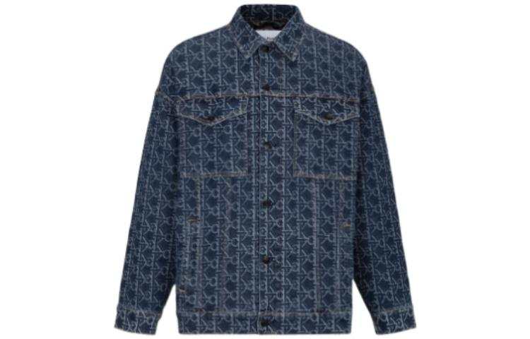 CALVIN KLEIN FW22 Denim Jacket Men's Dark Blue