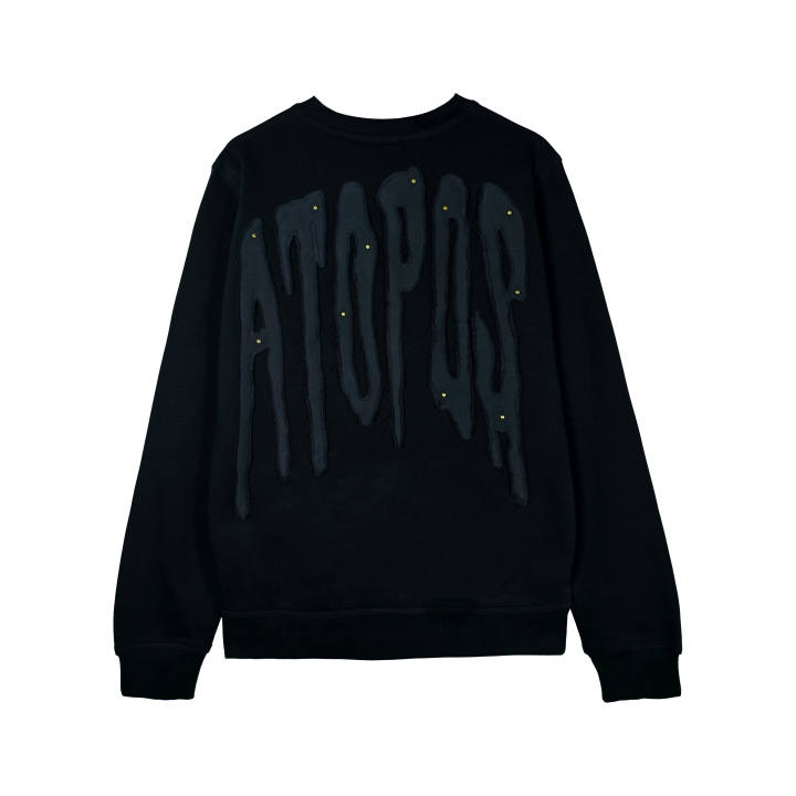 Nike Nike Sweatshirts Men's Black Crew Neck Moderate Regular