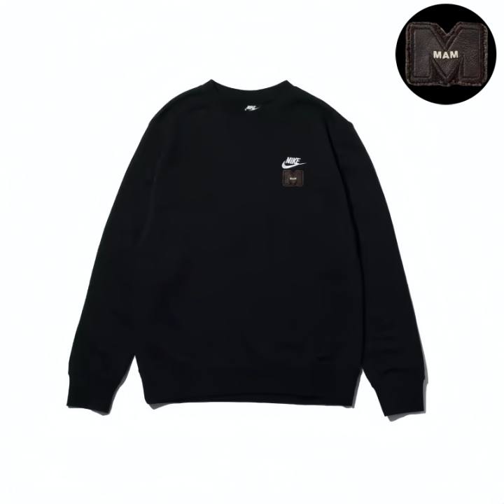 Nike Nike Sweatshirts Unisex Black Crew Neck Moderate Regular