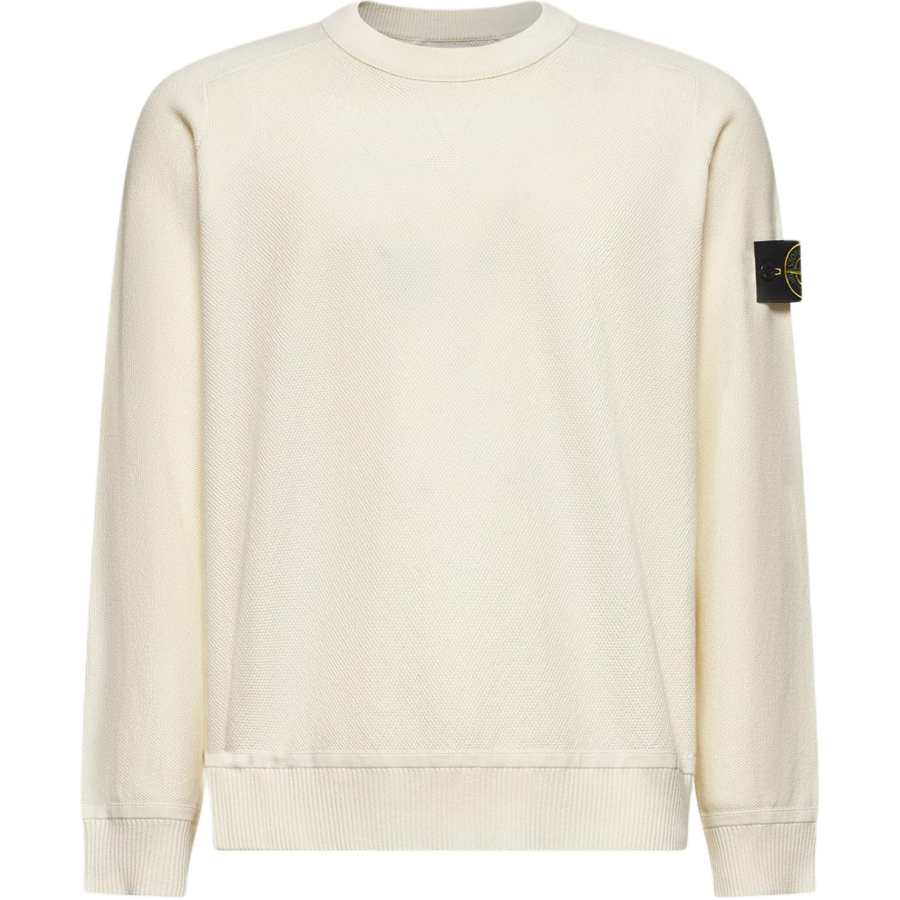 STONE ISLAND Logo Patch Crewneck Sweater