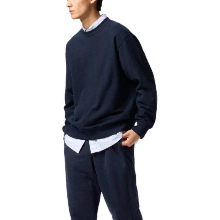 UNIQLO SS25 Sweatshirt Unisex Navy Blue