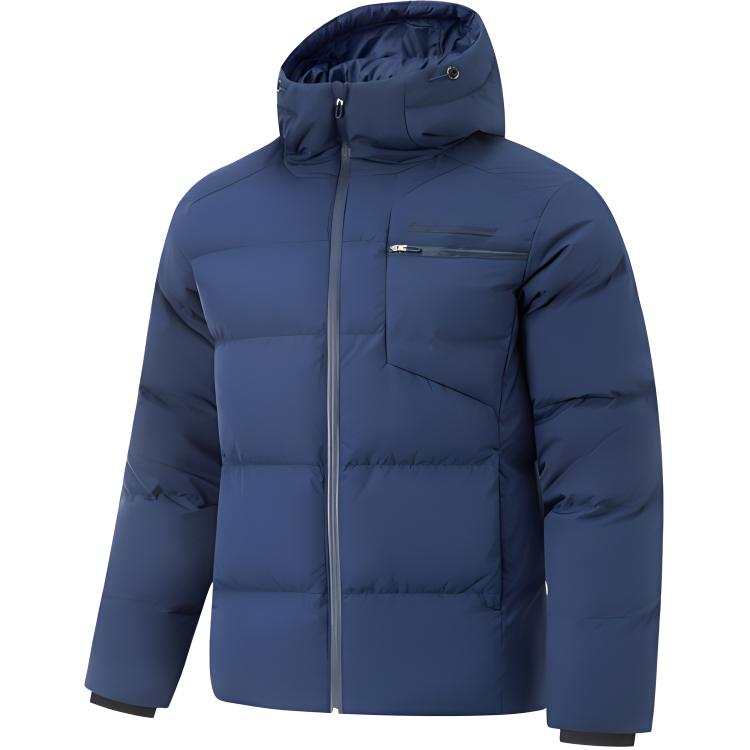 Li-Ning Li Ning Fitness Series Down Jacket Men's Dark Simple Blue
