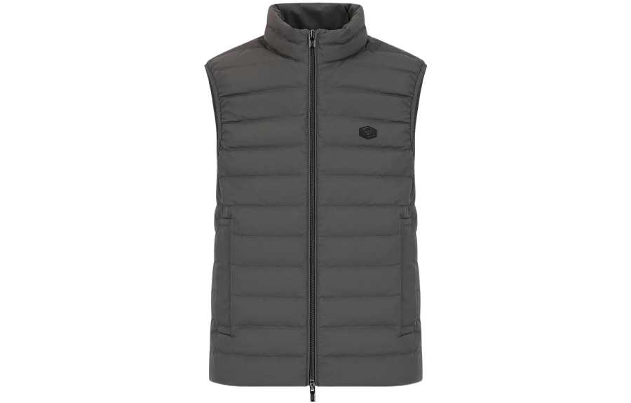 EMPORIO ARMANI Down Vest Men's Gray