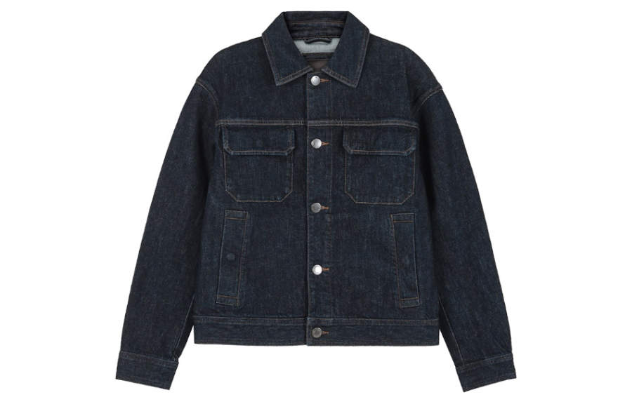 Emporio Armani logo-button denim jacket