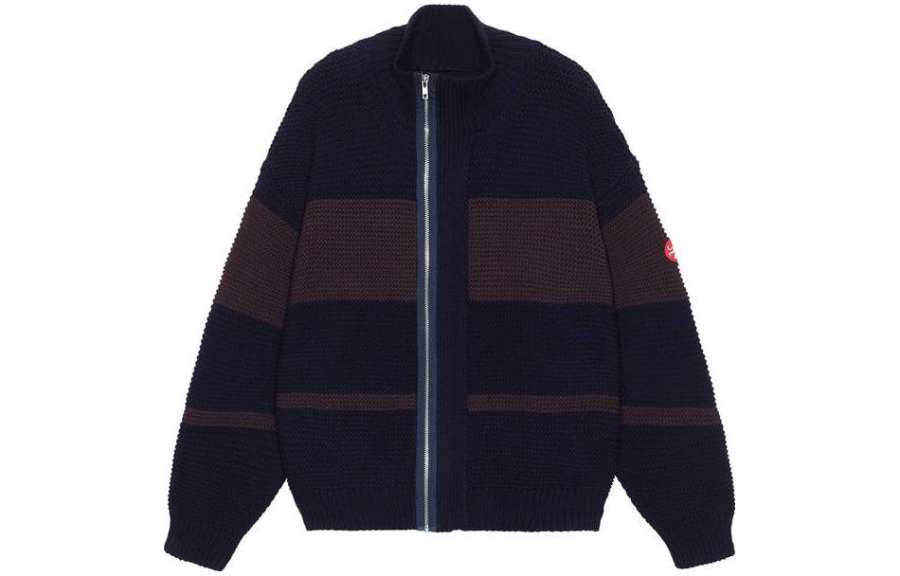 Cav Empt Cav Empt Jackets Men's Marine Blue Stand Collar Moderate Other