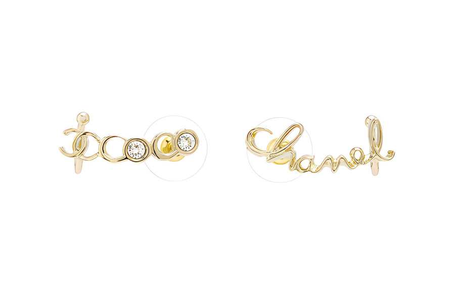 CHANEL Chanel 1986-1988 logo-embellished earrings