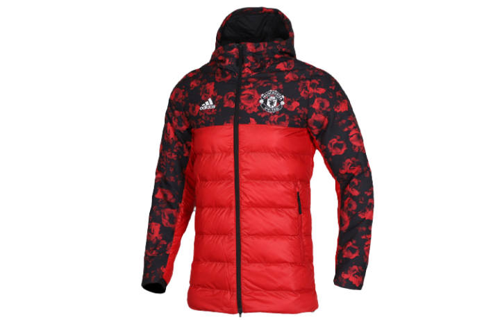 Adidas Adidas MUFC Puffer Jackets Men's Hooded Moderate Other