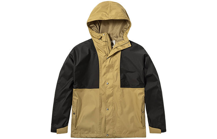 THE NORTH FACE Urban Exploration Windbreaker Jackets Men's Yellow Hooded Moderate