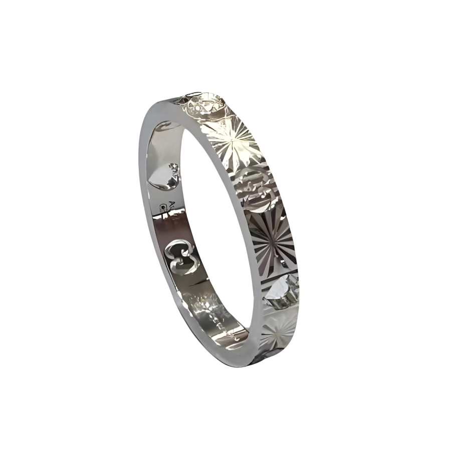 GUCCI GUCCI Icon Rings Unisex Silver