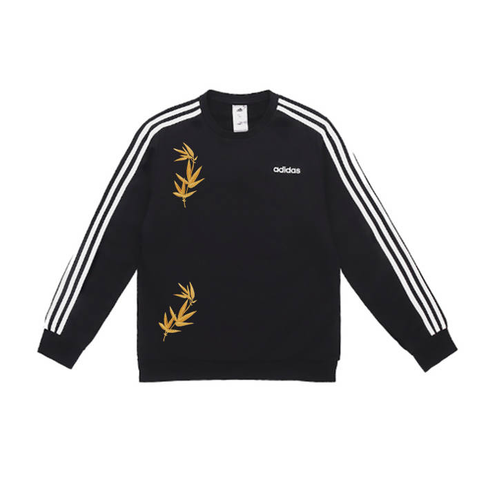 Adidas Adidas Sweatshirts Unisex Black Crew Neck Moderate Regular