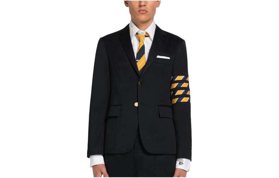 THOM BROWNE Thom Browne 4-Bar striped blazer