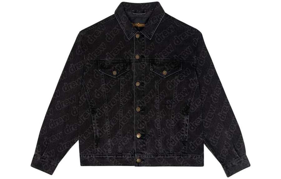 Drew House Secret Letter All Over Loose Denim Jacket