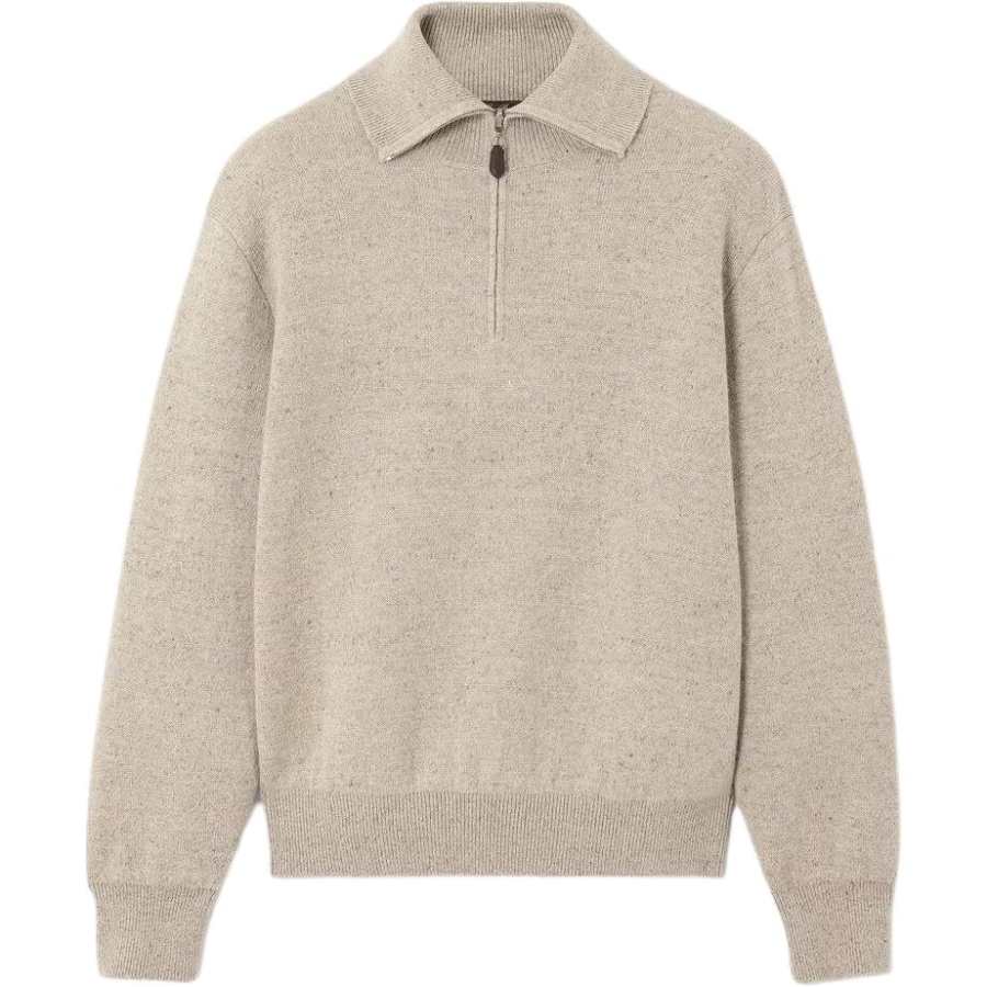 Loro Piana Feriolo Half Zip Jumper