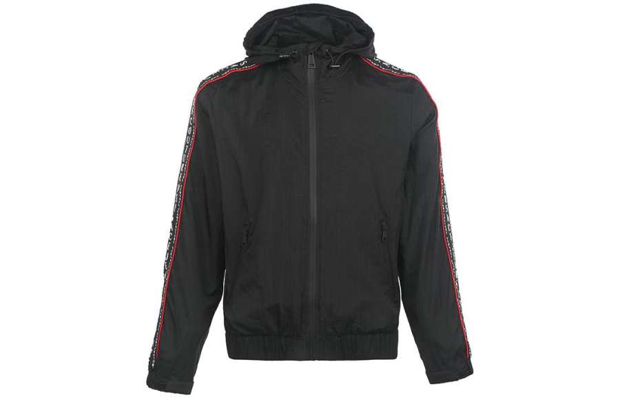 VERSACE JEANS COUTURE Jackets Men's Black Hooded Moderate Other