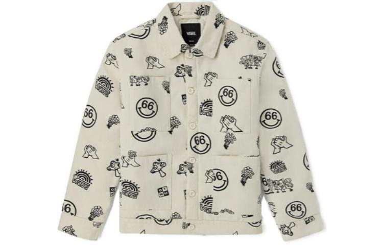 Vans Vans Jackets Men's Ecru V Neck Thin Workwear