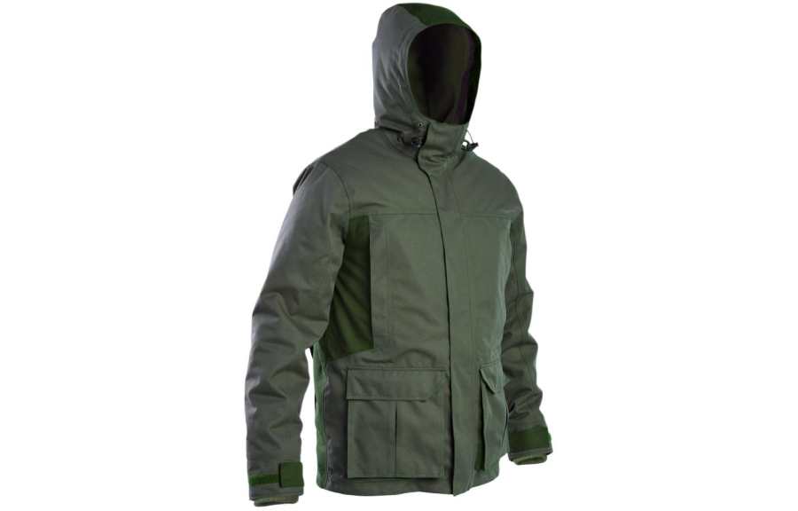 DECATHLON DECATHLON Jackets Men's Green Hooded Moderate Hard Shell