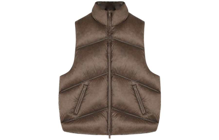REPRESENT REPRESENT High-Neck Zipped Padded Vest