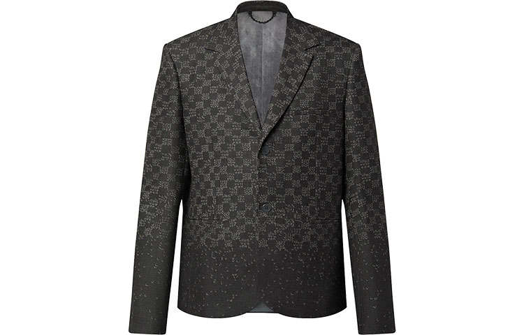 LOUIS VUITTON Business Suit Coat Men's Black