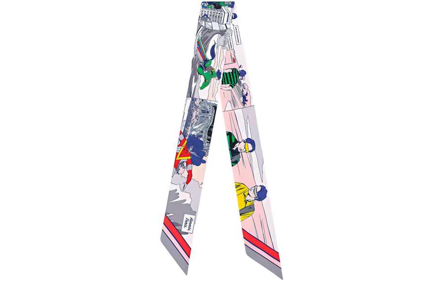 HERMES HERMES Twilly Silk Scarves Unisex