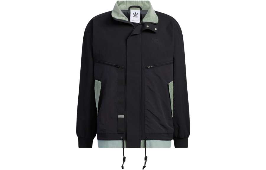 Adidas Originals Jackets Men's Black Lapel Moderate Other