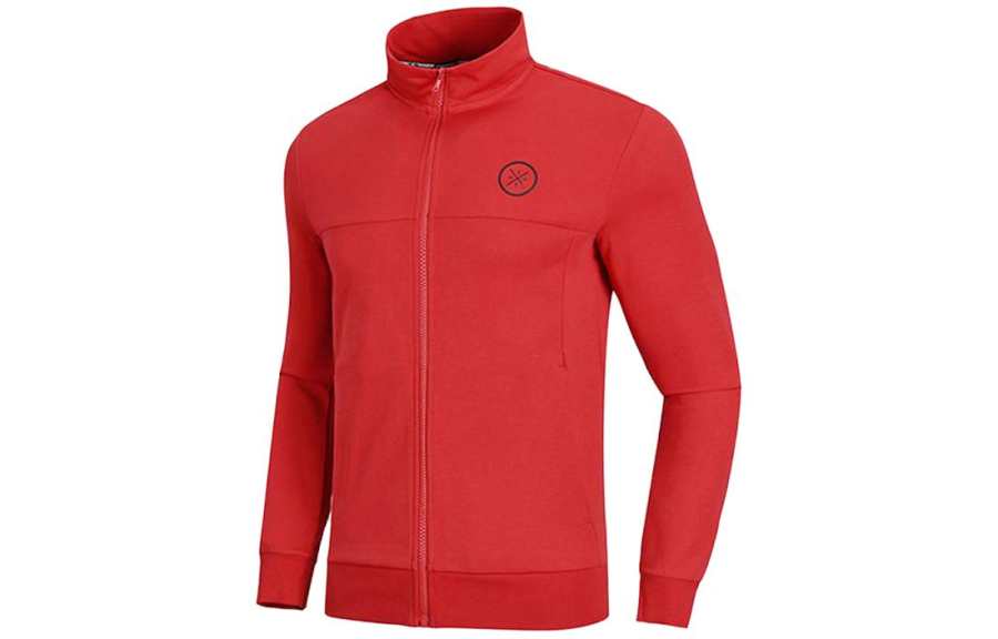Li-Ning Li Ning Jackets Men's Red Stand Collar Moderate Other