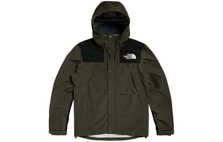 THE NORTH FACE Urban Exploration Windbreaker Jackets Men's Green Hooded Moderate