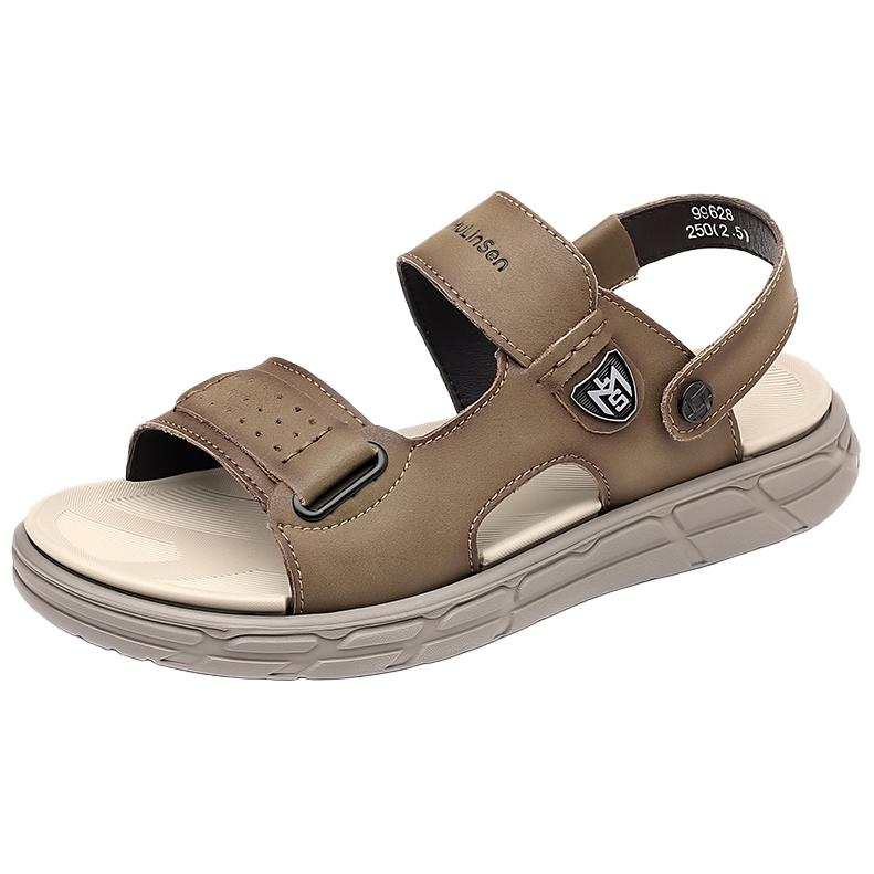 Mulinsen Beach Sandals Men's Khaki/Gray