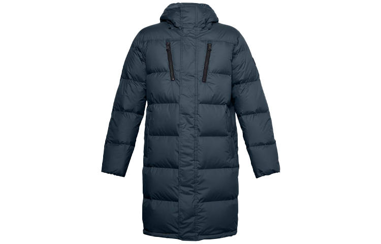 Under Armour Sportstyle Down Jackets Men's Dark Blue Hooded Moderate Other