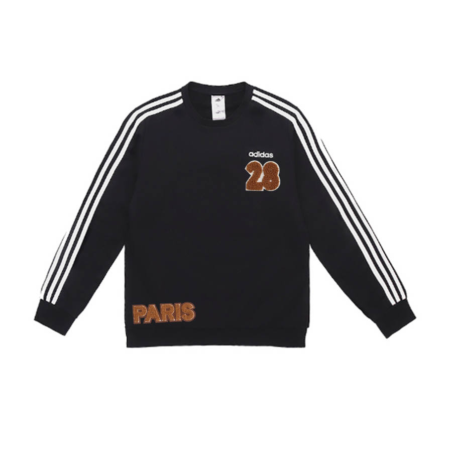 Adidas Adidas Sweatshirts Unisex Black Crew Neck Moderate Regular