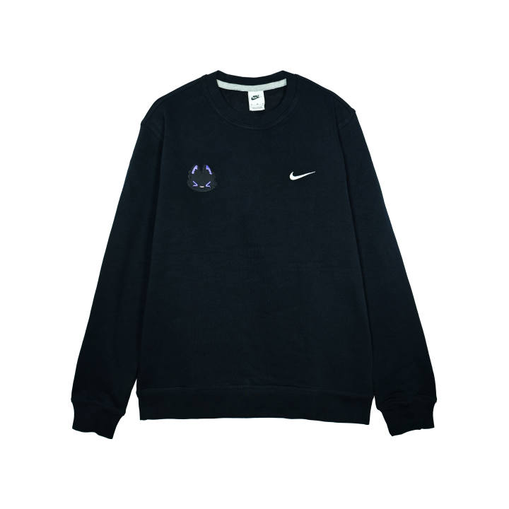 Nike Nike Sweatshirts Unisex Black Crew Neck Moderate Regular