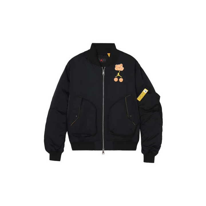 Jordan Jordan Jackets Men's Black Baseball Collar Moderate