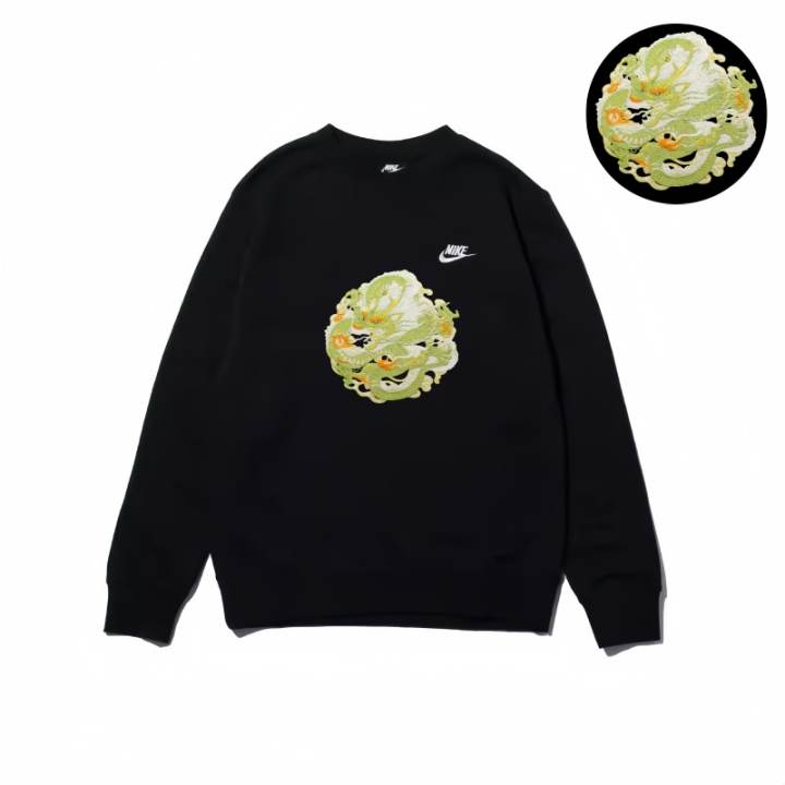 Nike Nike Sweatshirts Unisex Black Crew Neck Moderate