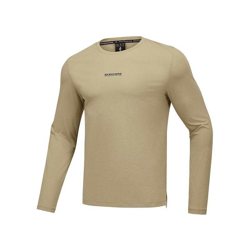 Skechers SS25 T Shirt Men's Chestnut Gold 00EG