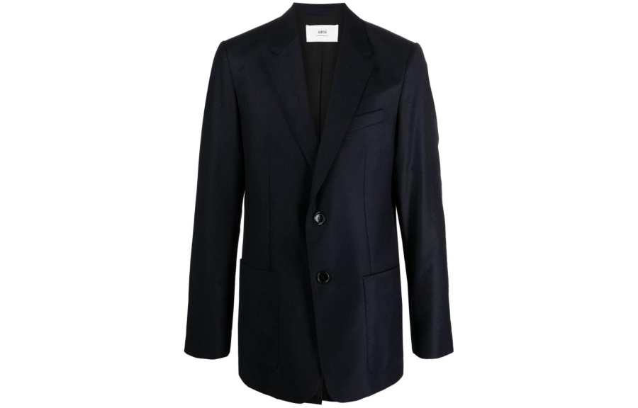 AMIPARIS Amiparis pinstriped single-breasted blazer