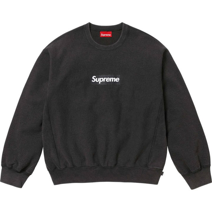 Supreme Supreme washed box logo "SS 25 - " sweatshirt