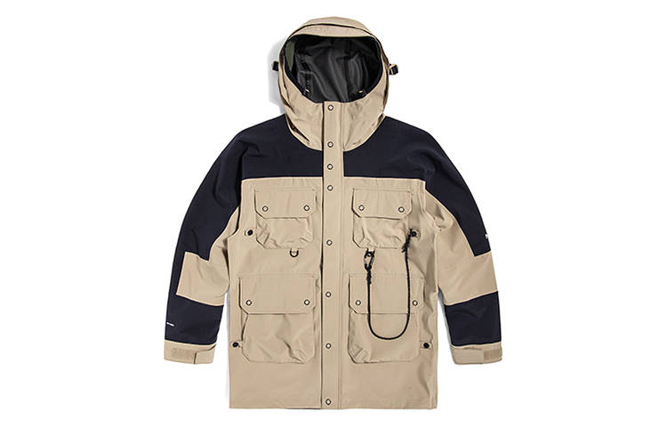 THE NORTH FACE Urban Exploration Mountain Versatile Waterproof And Windproof Windbreaker Jacket Men's Khaki