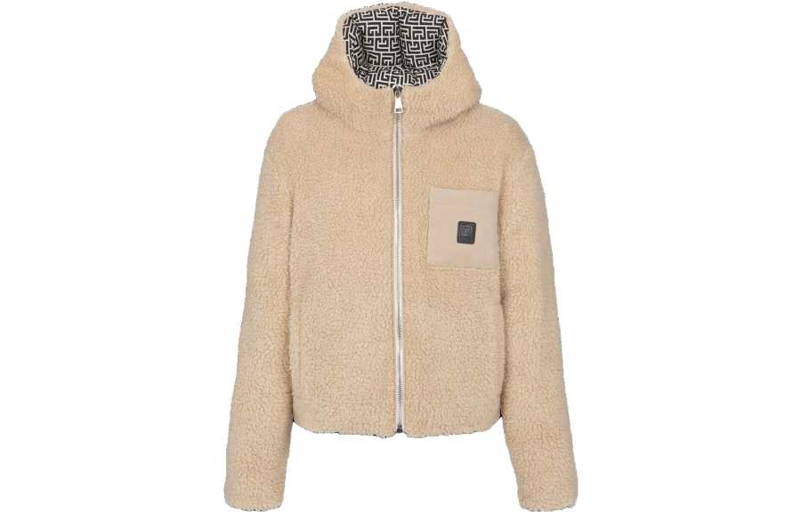 BALMAIN BALMAIN Monogrammed Reversible Puffer Jacket