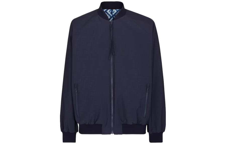FENDI All-Over Ff Printed Zipped Bomber Jacket