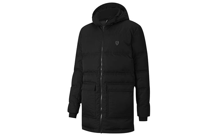 PUMA Ferrari Down Jackets Men's Black Hooded Moderate Other