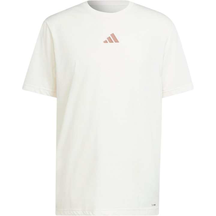 Adidas Adidas Clothing T Shirts Men's White Crew Neck