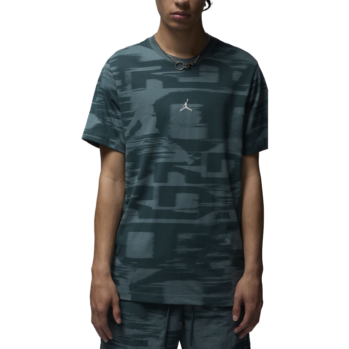Jordan Jordan T Shirts Unisex Green Crew Neck Moderate