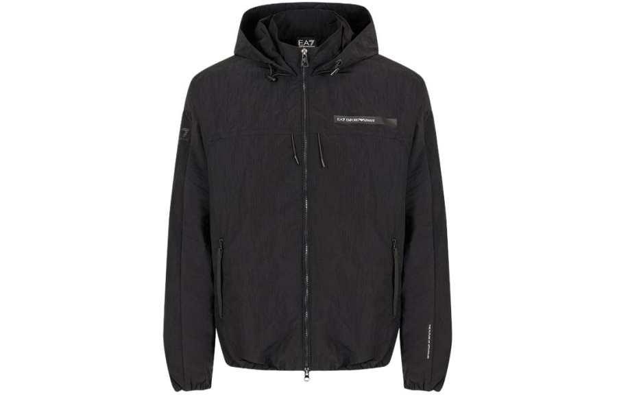EMPORIO ARMANI EA7 SS24 Jackets & Coats Unisex Black