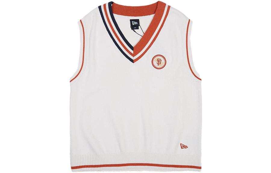 New Era SS23 Vest Unisex Ivory White